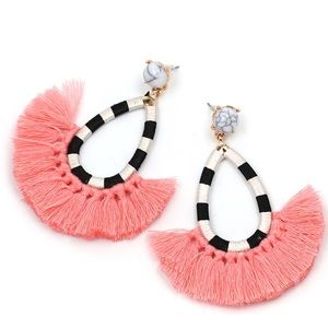 NWT Bohemian Multicolored Tassel Earrings